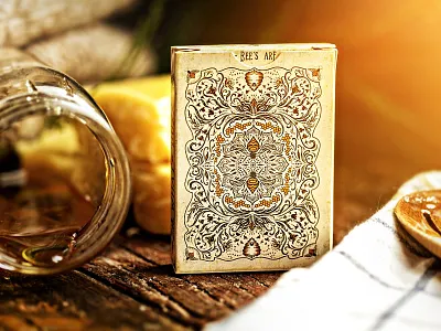 Playing Cards Design bee cards cards deck honey magic magician packaging packaging design playing cards
