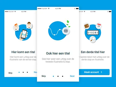 Onboarding app blue design flat google illustration onboarding simple style tour ui ux
