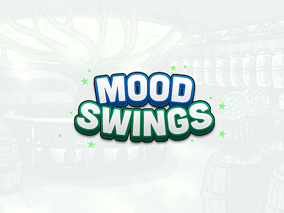Mood Swings Logo clean game game jam logo shiny simplistic