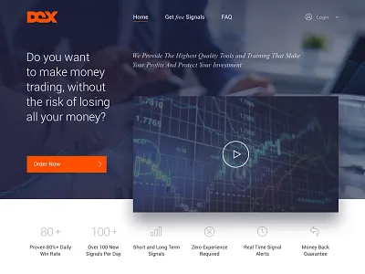 Sales Page #2 art direction binary gui interface landingpage options responsive signals site ui web website