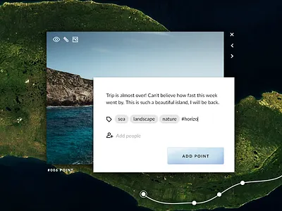 Daily UI challenge #016 — Pop-Up / Overlay app card challenge daily dailyui map navigation overlay pop up popup ui
