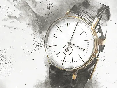 AARK Contest 2 black gold gray grunge space texture time watch white