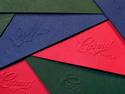 Carmel Type Co. Holiday Cards cards christmas embossed french gifts greetings holiday paper seasonal stationery