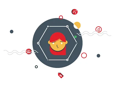 Complex World 2d after effects animation character company connect gif workforce