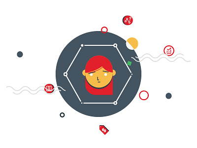 Complex World 2d after effects animation character company connect gif workforce