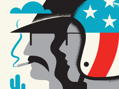 I Had Too Much To Dream cloud easy rider helmet illustration smoke