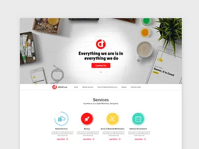 Designhub interface template ui ux