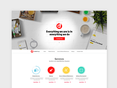 Designhub interface template ui ux