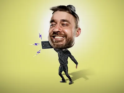 Avatar - programmer arcade developer geek icon logo music nerd programmer retro scifi space video game