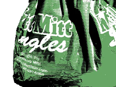 Mutt Mitt bag dog illustration mutt mitt nature poop screen print serigraph trail