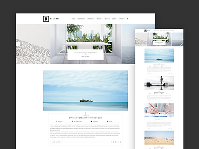 Basic Simple Blog blog minimal minimalist simple