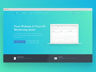 Marketing site concept design interface design marketing marketing design minimal minimalist minimalist design ui ui design