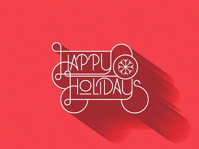 Happy Holidaze christmas custom greeting happy holidays holidays script type typography winter
