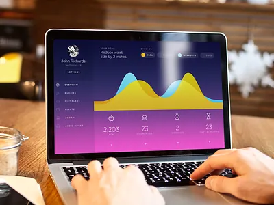 Fit Interface - Web app app design desktop fitness ui user interface web