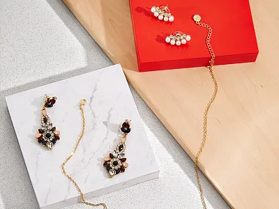 Little Extras creative gift guide jewellery joe fresh product laydown styling textures