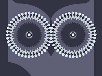 The Owl Mag's 10th Anniversary Show analogous animal concert concert poster gig poster graphic design illustration owl radial the owl mag vector