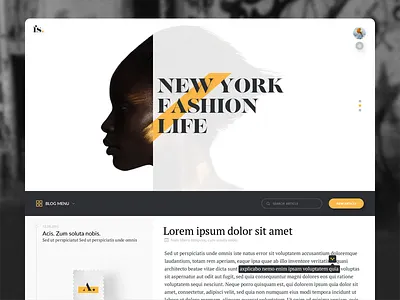 Fashion style / blog black blog fashion gold minimal style text ui web white woman yellow