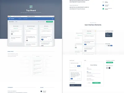 Top Board Case Study app application board cards case study interface toptal ui user interface web