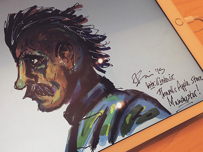 Apple Store Shenanigans adobe apple pencil art drawing illustration ipad pro photoshop sketch sketch