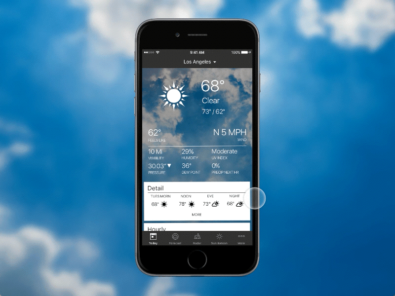 1Weather Precipitation ios precipitation rain weather