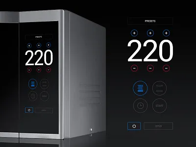Day 096 - Oven UI clean daily design food interface oven preperation small ui
