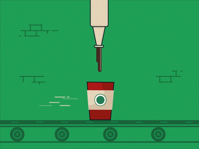 #CrispChristmas 11/25 animation christmas coffee gif holiday illustration redcups season starbucks
