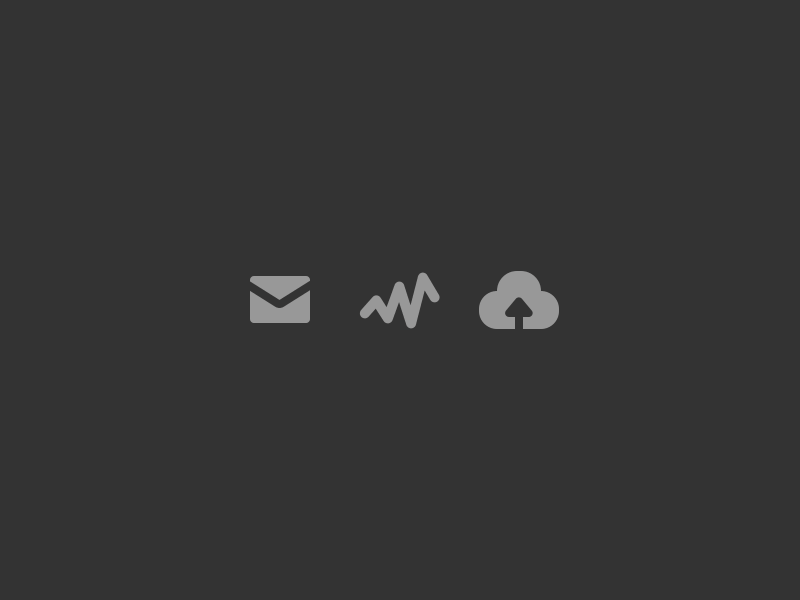 Dribbble Icons activity dribbble email icons upload