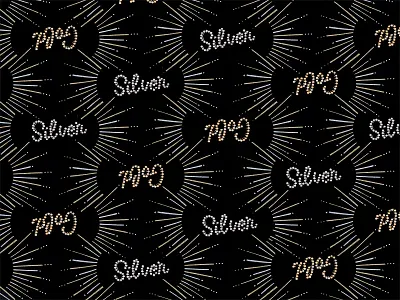 Silver And Gold Type Collab bulbs christmas dimensional type gold hand lettering holiday holidays lettering silver tinsel type typography