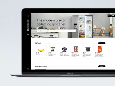 Freshrush Website - Grocery Delivery delivery design grocery vancouver website