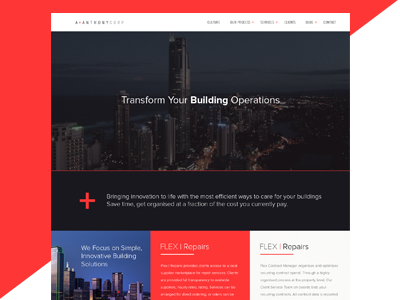New Estate Webdesign building design estate ui ux web