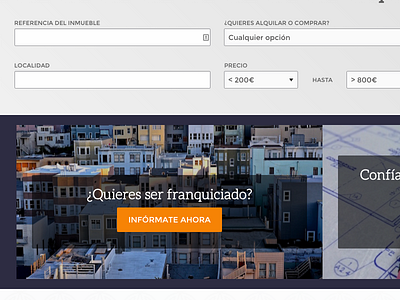 Alquilotucasa blog home properties real estate sketch ui design web design