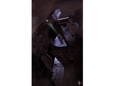 D-13 Quarters art concept illustration