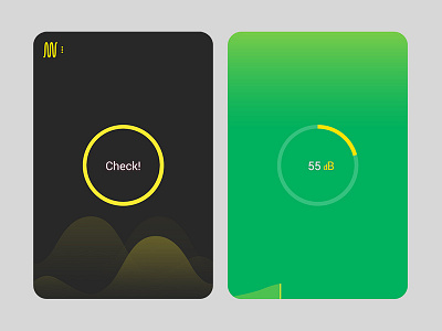 Day 098 - Db Counter counter daily db decibel interface ui web