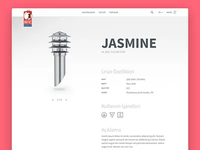 Horoz Elektrik Product Detail block electric garden lambs hamburger menu language selector menu product detail products search ui ux