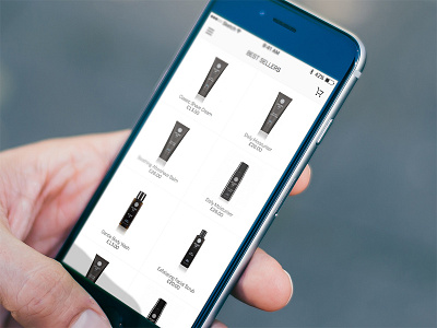 Product Listing black black and white cart ecommerce listing products purchase simple ui ux white