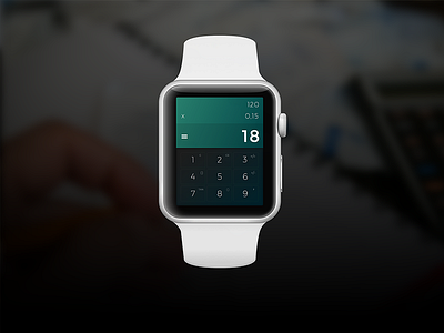 DailyUI - Calculator 04 apple calculator dailyui sketch watch