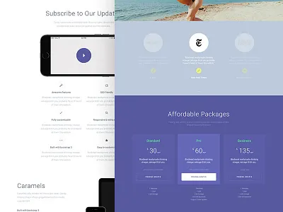 App template — Initial Design app design layout simle template ui webdesign