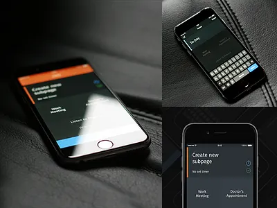 To-Day add new animation app countdown gestures grey lists productivity swipe task today ui