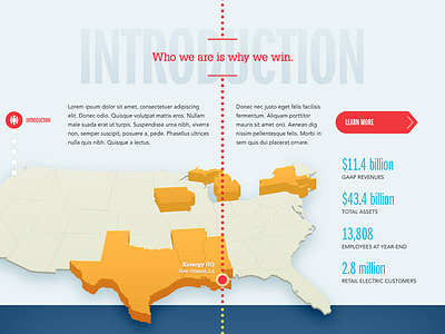 Entergy Concept pt 2 concept typography website