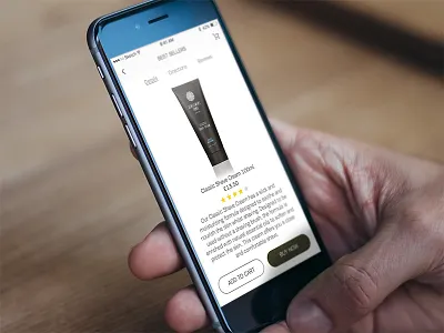 Product Detailed View black ecommerce minimal online shopping purchase shopping ui ux white