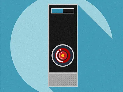 Hal 9000 icon 2001 a space odyssey flat design graphic design hal 9000 icon movies sci fi
