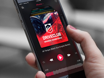 Music Player - Albums albums app design ios music player sketch sound ui ux