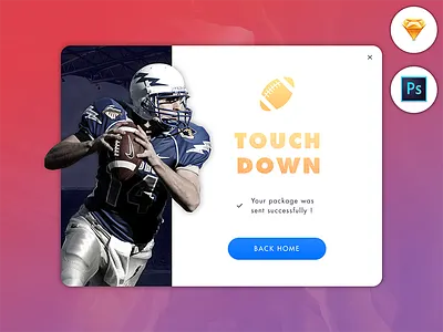 Validation Message // with .sketch and .psd 011 dailyui freebie psd sketch sport ui webdesign