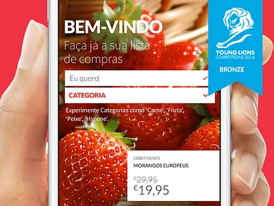 Continente | Bronze Young Lions '14 award continente.pt cyber e commerce field redesign younglions