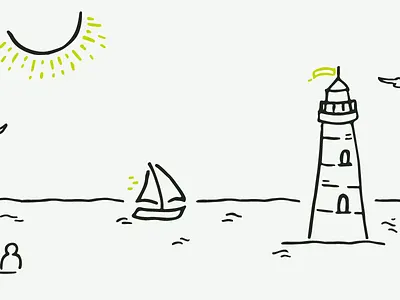 Simple scenes drawn illos simple sketches