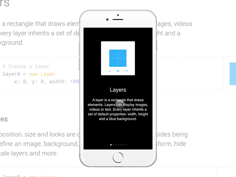 Framer Basic animation background framer interaction json prototype switch
