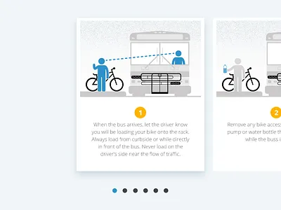 Toggle / Slider Guide bicycle bus clean fresno guide hundred10 illustration learn slider swipe toggle
