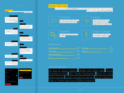 Dicoor clean flat material ui ux web website
