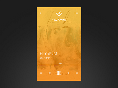 20 Days Sketch UI Contest #day009 - Music Player App app concept dailyui design flat ios music music app music player music player ui player sketch streaming streaming music ui ux winamp