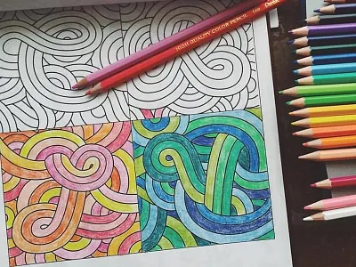 CRLV Coloring Book coloring book creativelive linework logotype typography vector